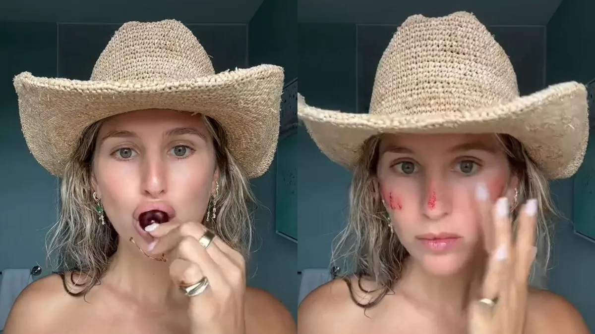 Conoce la nueva tendencia de TikTok que es viral: influencers usan cerezas para ruborizar su cara