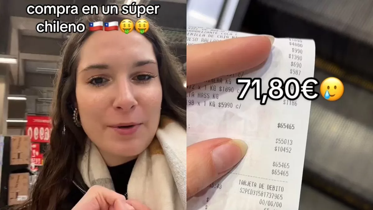 "El que no conoce La Vega...": Extranjera genera varias reacciones en TikTok al mostrar cuánto gastó en un supermercado de Chile