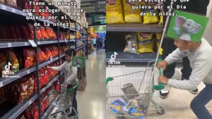 Viral TikTok | "Lo pierde todo": Papás le dan un minuto a su hijo para escoger lo que quiera en el supermercado pero video termina mal