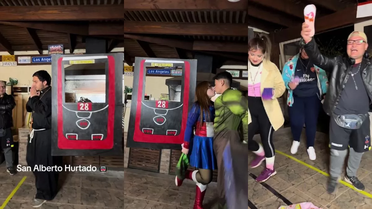 "Solo quiero ser uno de ellos": Grupo de amigos la rompe en TikTok al celebrar fiesta temática de Metro de Santiago