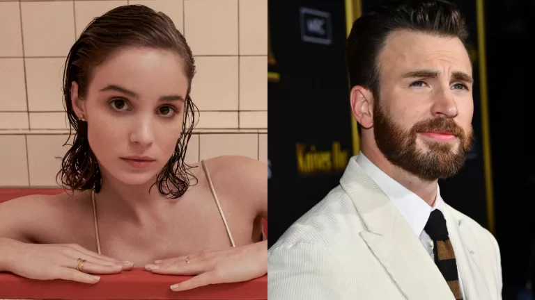 Alba Baptista Y Chris Evans