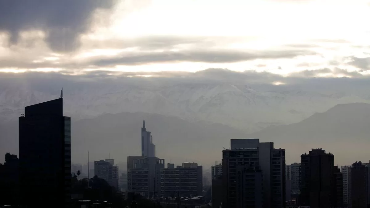 Cielo Nublado En Santiago