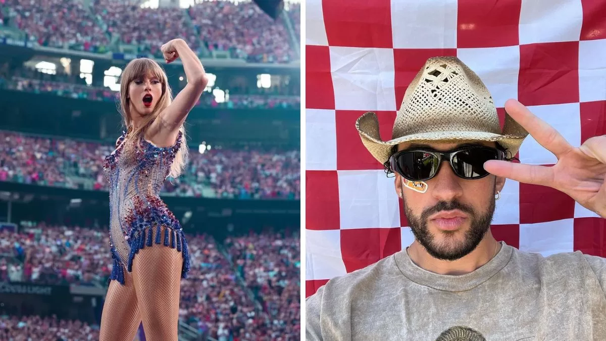 ¡Atentos los fanáticos y fanáticas! Taylor Swift y Bad Bunny podrían lanzar una colaboración tras ser captados en el mismo estudio de grabación