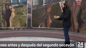 "La medida adecuada es evacuar...": Marcelo Lagos visitó socavones en Viña y realizó particular advertencia