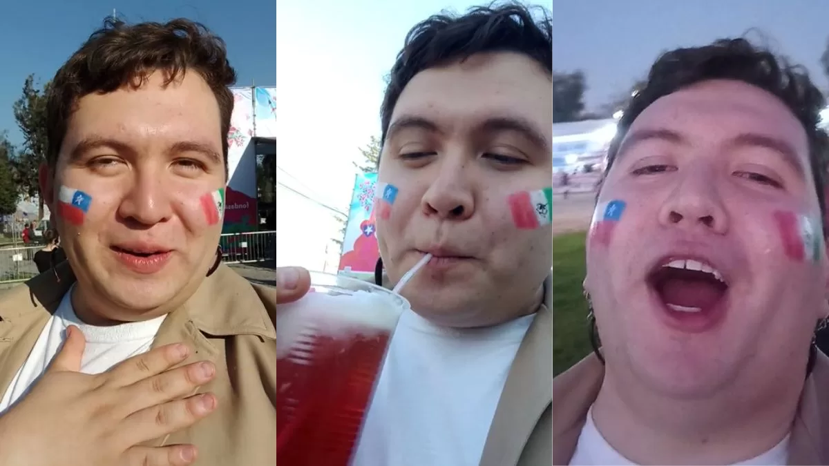 «¡Qué bien enfiestan!»: Mexicano va a las Fondas del Parque O'Higgins y se hace viral en TikTok