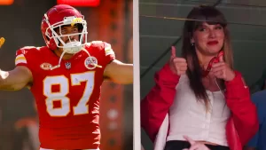 “Es la mejor atrapada que he tenido en mi vida”: Travis Kelce habló de su romance con Taylor Swift por primera vez