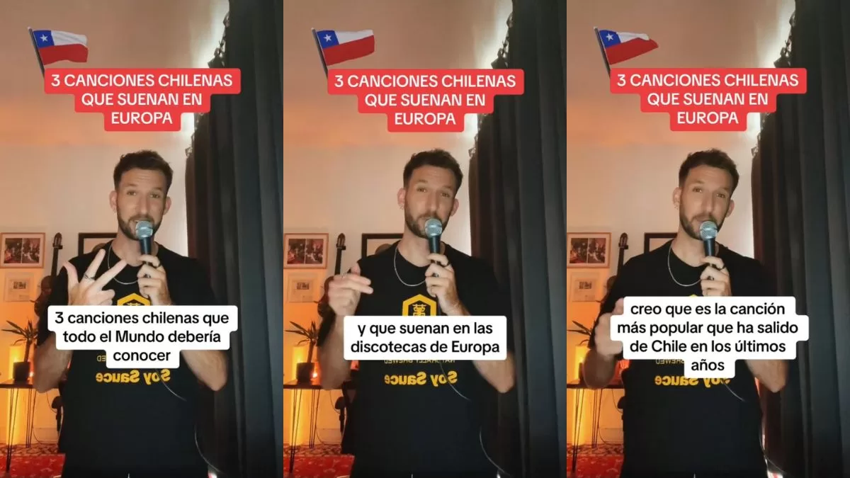 TikToker revela cuáles son las 3 canciones chilenas que más suenan en Europa: La segunda salió hace poco
