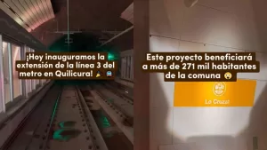 VIDEO: Así lucen por dentro las nuevas estaciones de la Línea 3 del Metro de Santiago