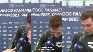 Juegos Panamericanos 2023: Conoce la historia de superación de un nadador argentino que emocionó a los chilenos