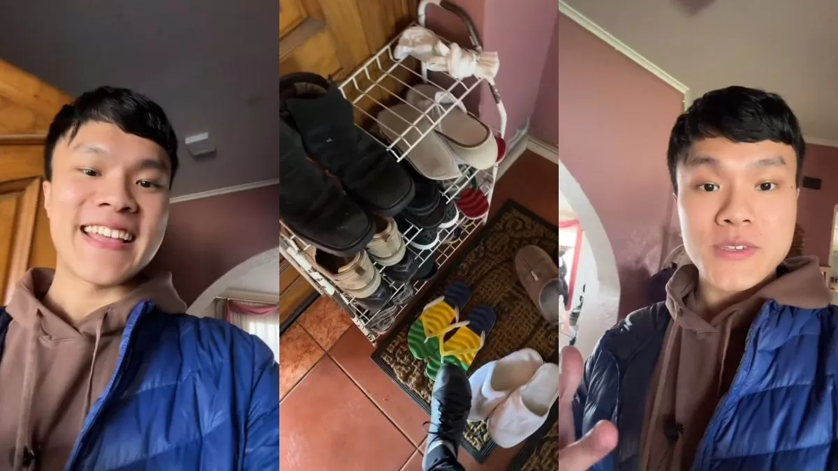 Viral en TikTok: Asiático que vive en Chile explica por qué en su cultura obligan a quitarse los zapatos dentro de la casa
