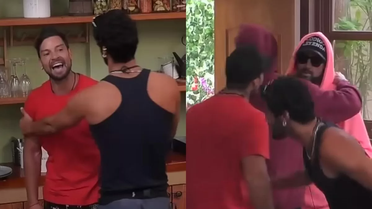 "No te metai conmigo hu....": Canal 13 revela imágenes de la fuerte pelea entre Luis Mateucci y Arturo Longton en Tierra Brava