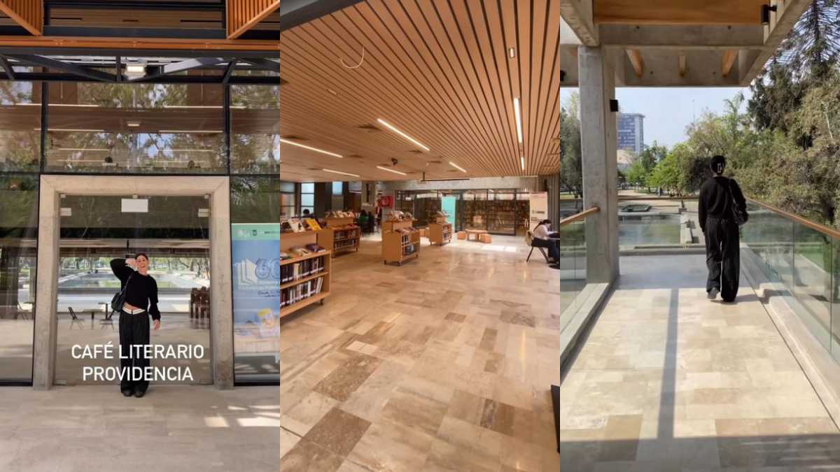 Datómica: Flo Merlez fue al café Literario, un espacio para leer y disfrutar en el corazón de Providencia