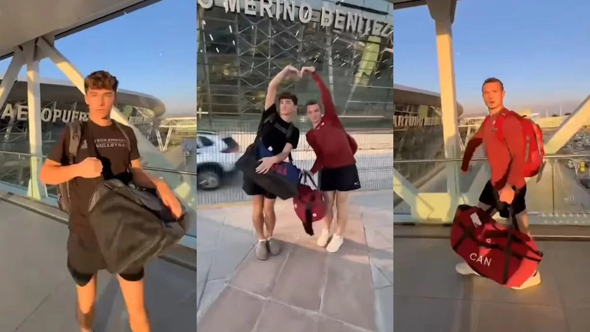 "Y la que vuele": Bryden Hattie y Tyler Downs, los deportistas canadienses virales en TikTok abandonaron Chile pero dejaron icónico video