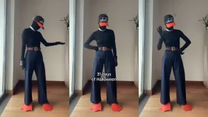"31 días para Halloween": TikToker muestra el disfraz más ingenioso para esta Noche de Brujas y está inspirado en un conocido viral