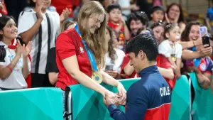 Jorge Carinao ganó el oro y le dieron el sí: así fue el romántico momento de los Parapanamericanos Santiago 2023