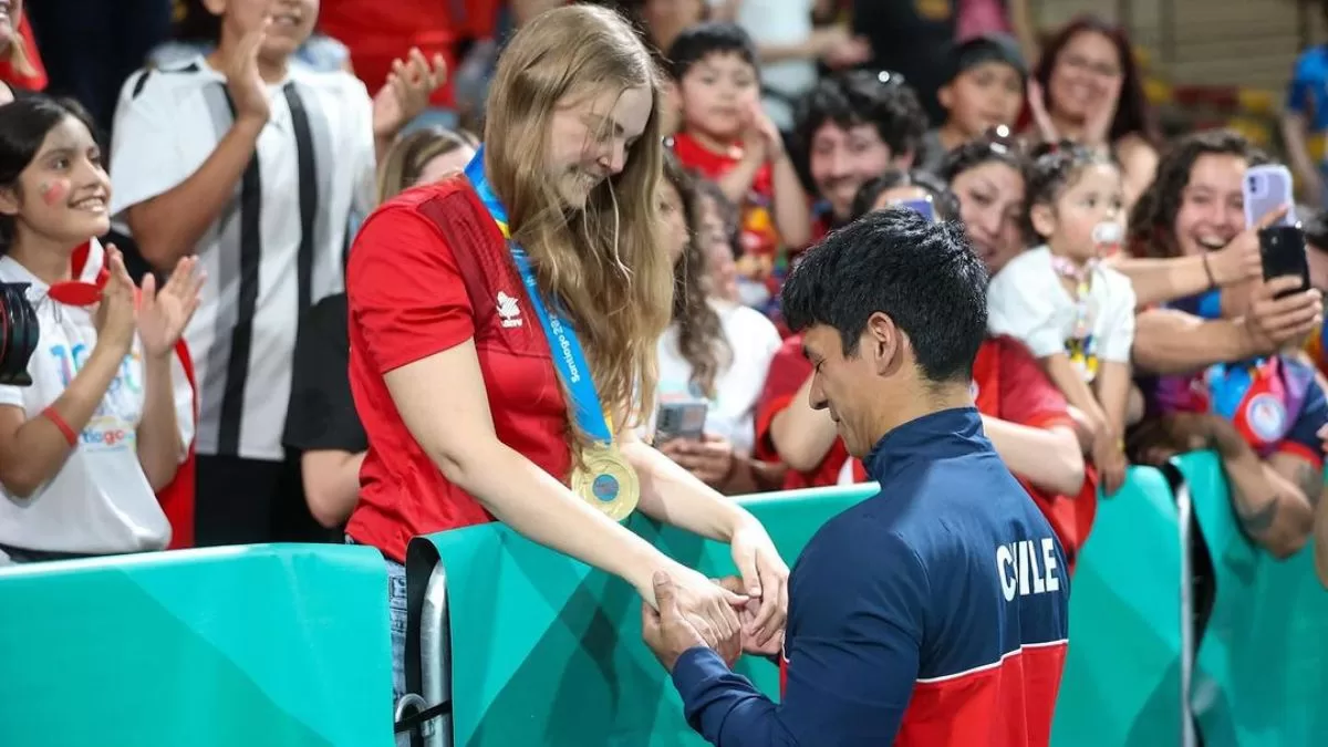 Jorge Carinao ganó el oro y le dieron el sí: así fue el romántico momento de los Parapanamericanos Santiago 2023