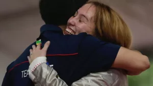 Esgrimista chilena se emociona hasta las lágrimas con inesperado llamado en los Juegos Panamericanos 2023