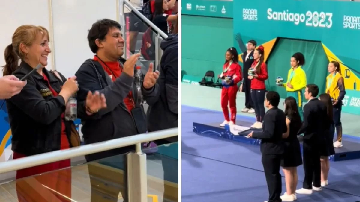 "Teníamos mucha fe...": Así reaccionaron los padres de Valentina Toro tras conseguir la medalla de de oro en Santiago 2023