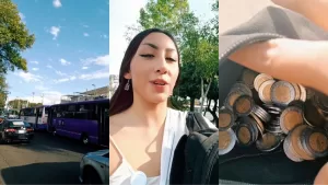 "En sólo 5 horas": Rapera muestra cuánto dinero gana en las micros y se hace viral en TikTok
