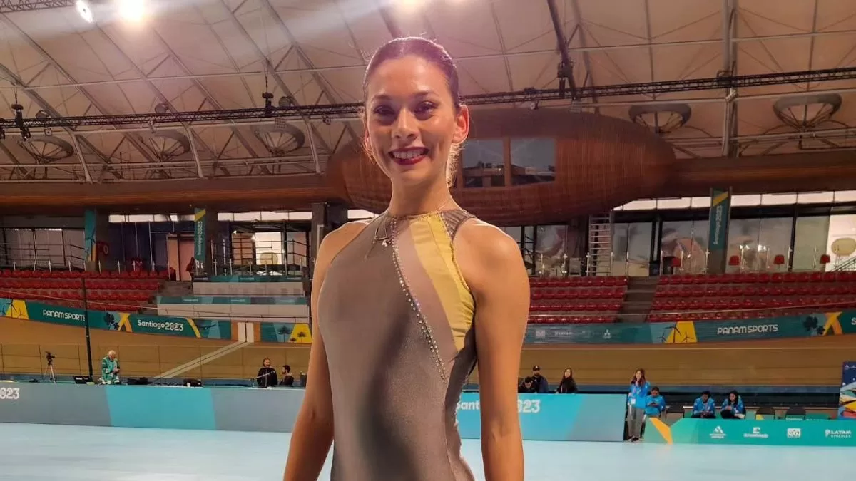 "Les agradezco por inspirarme": El especial gesto con que la patinadora Mailén Flores destacó a diferentes mujeres chilenas en su traje para Santiago 2023