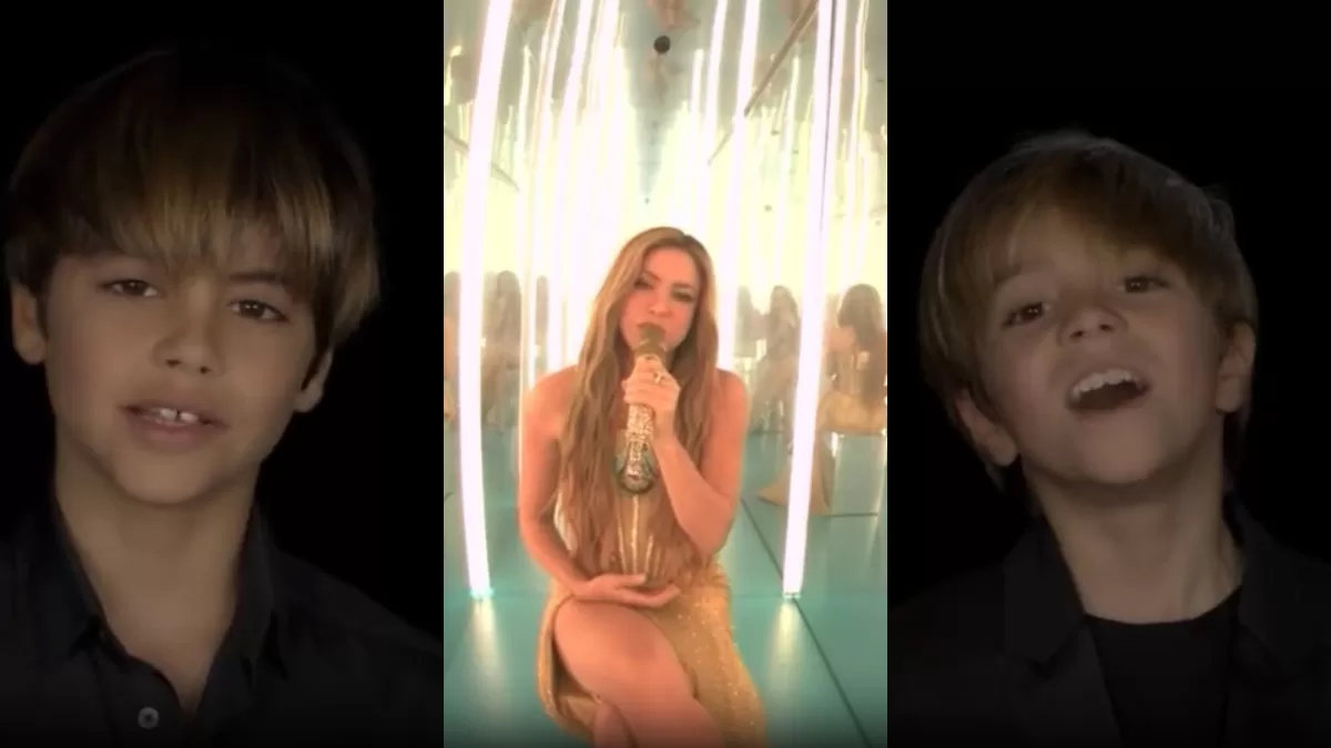 Acompañada de sus hijos: Shakira emociona al interpretar Acróstico en los Latin Grammy 2023