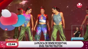 ¡Con todo el poder femenino! Así fue la presentación de Denise Rosenthal en la obertura de la Teletón 2023