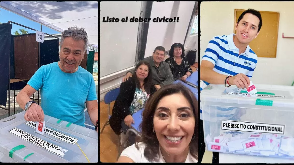 Desde Carmen Gloria Arroyo hasta Pato Torres: Famosos compartieron imágenes votando en el Plebiscito Constitucional 2023