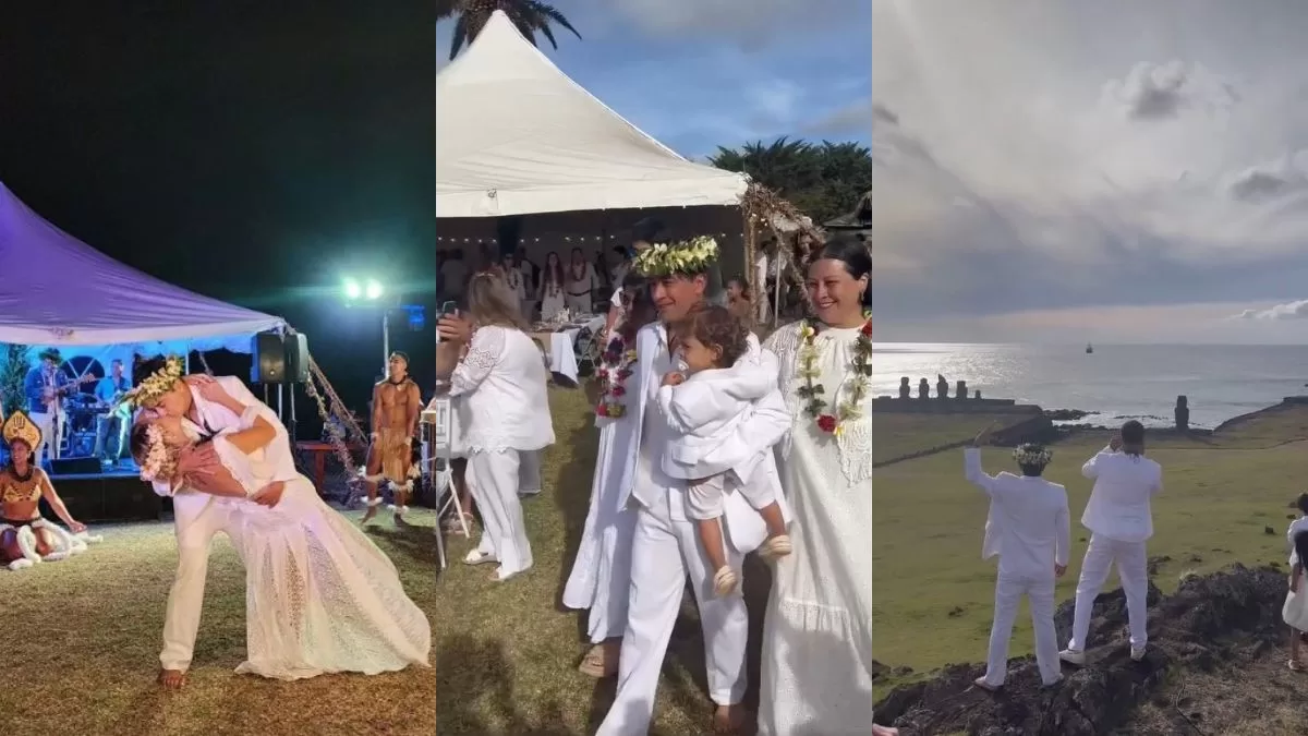 "Tremendo": Filtran especial momento que protagonizó Fernando Godoy con los invitados de su matrimonio en Rapa Nui