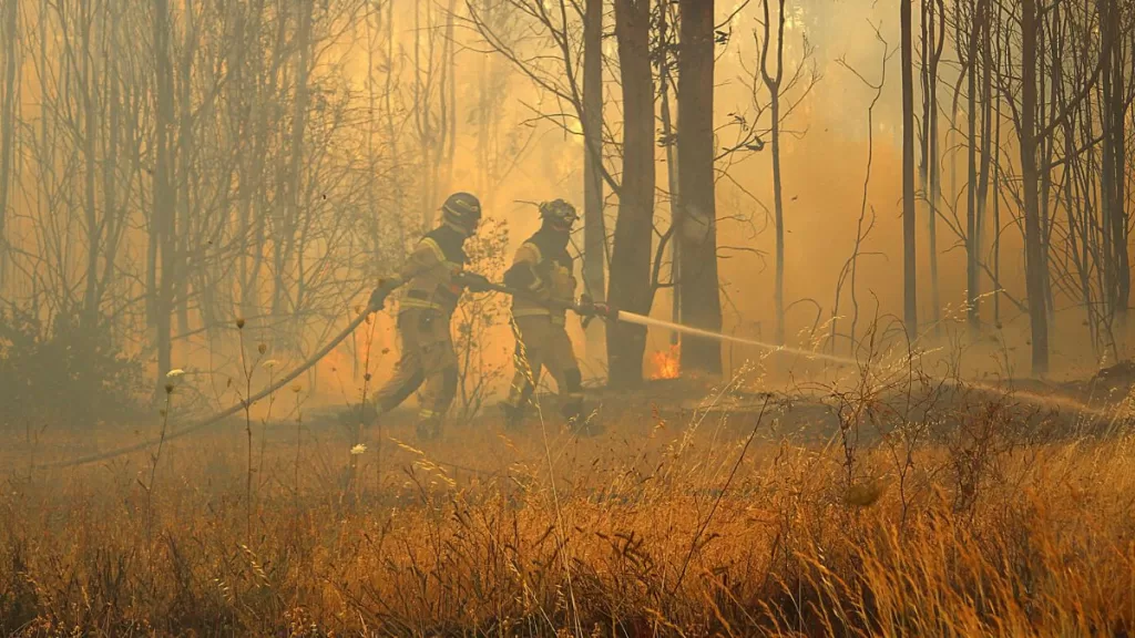 Incendio San Bernardo