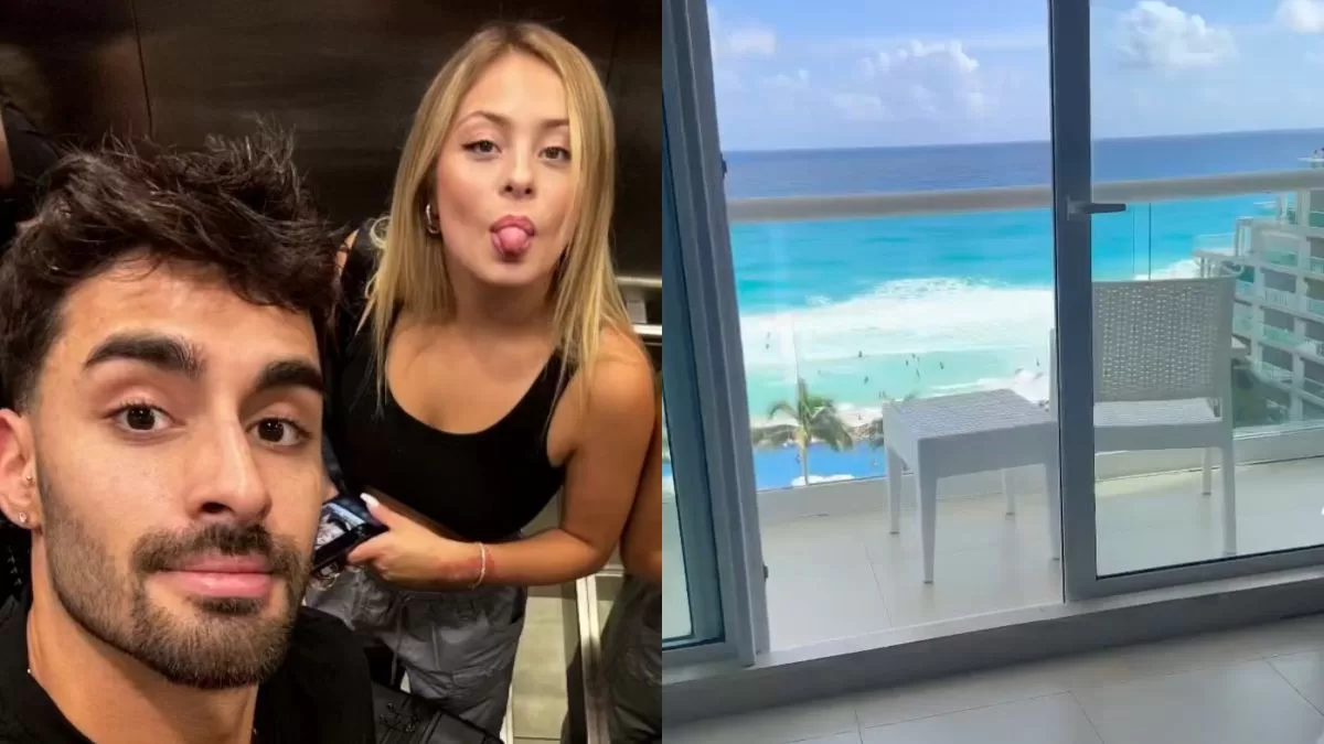 Con un gran jacuzzi: Así es el lujoso dormitorio del hotel donde se está quedando Skarleth y Jorge en Cancún