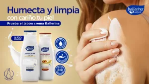 Humecta y limpia con cariño tu piel con el Jabón Crema de Ballerina
