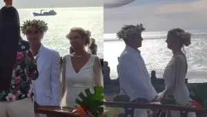 En Rapa Nui y con una especial ceremonia: Así fue el matrimonio de Fernando Godoy y Ornella Dalbosco