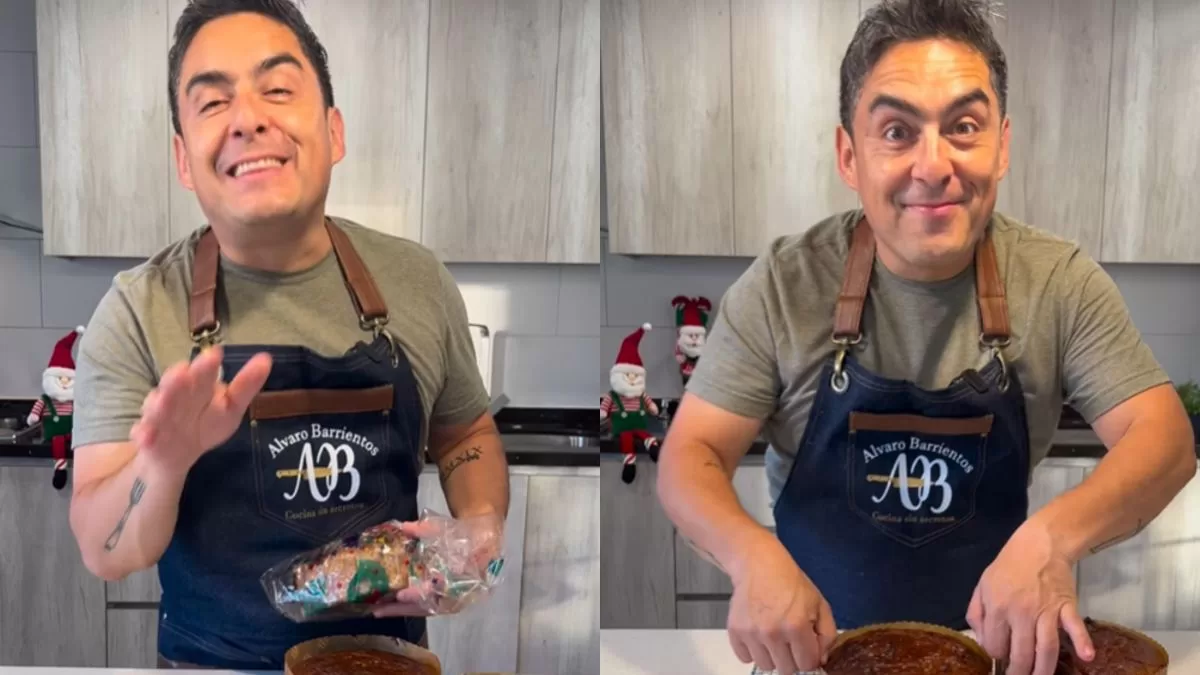 ¡Lúcete esta Navidad! Álvaro Barrientos te enseña una receta para preparar un rico pan de pascua