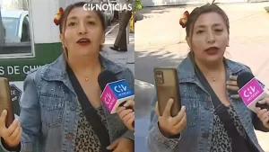 ¡Lista para entrar a la comisaría! Pincoya llegó a excusarse por no poder votar en el Plebiscito Constitucional 2023