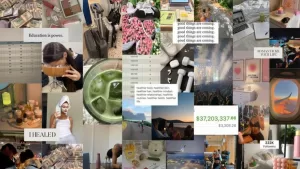 Qué es y cómo crear tu propio vision board, la manera para manifestar y cumplir todas tus metas en 2024