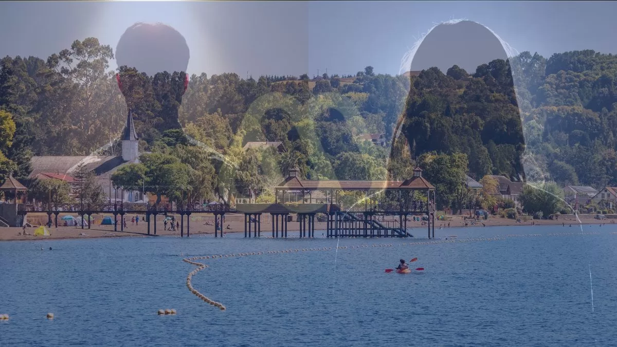 Protagonistas de la nueva teleserie de Mega sorprenden con romántica foto en Puerto Octay: "Confianza y complicidad"