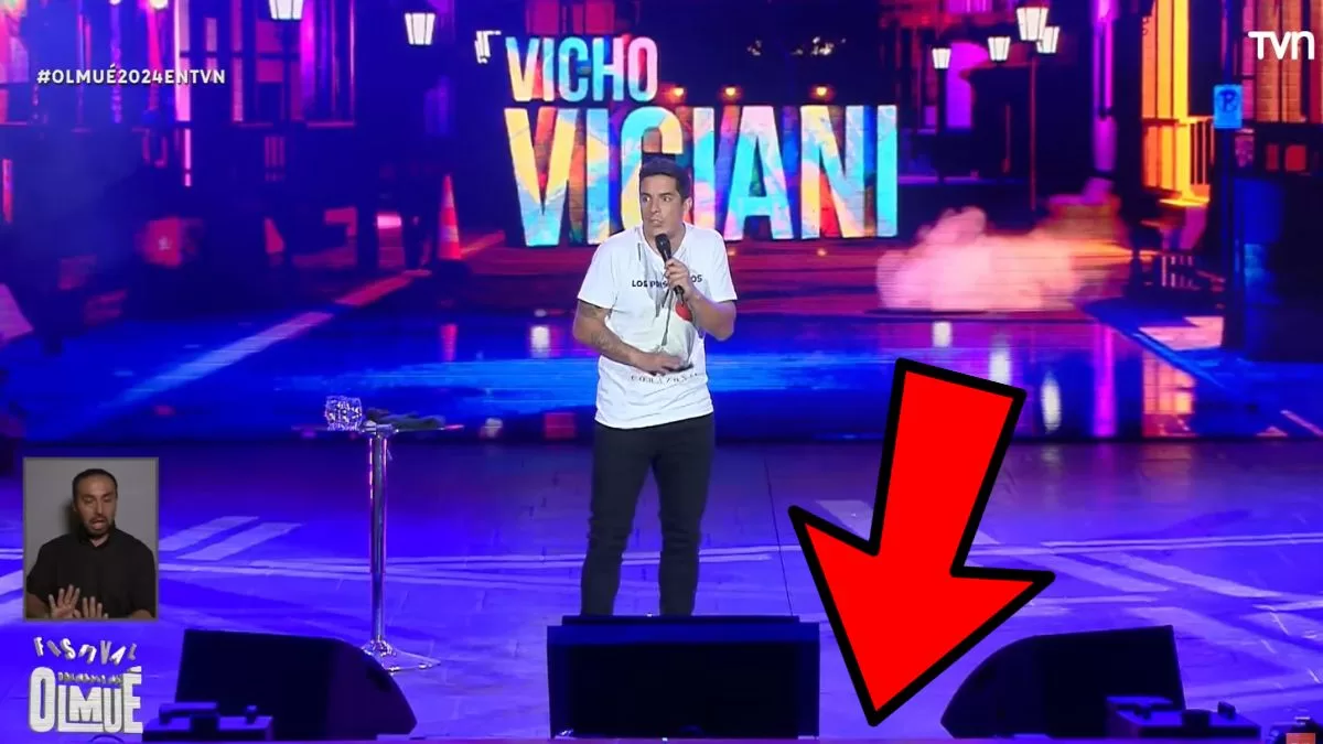 ¿Te diste cuenta?: TVN pasó por alto importante detalle en la rutina de Vicho Viciani en el Festival del Huaso de Olmué
