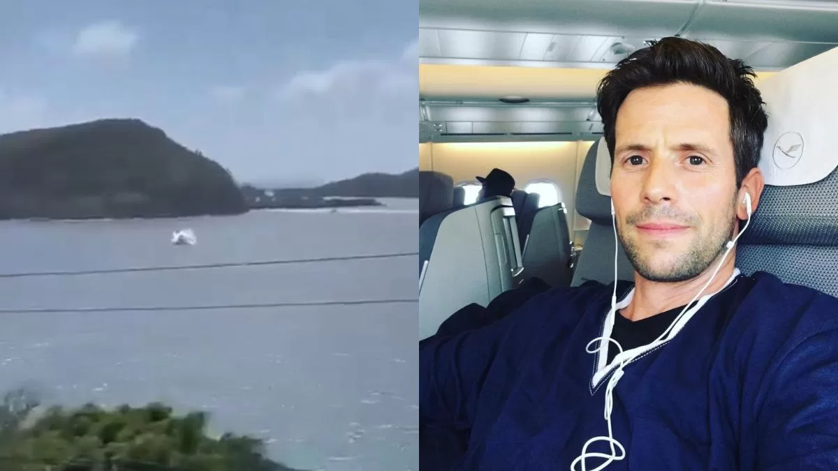 Las impactantes imágenes que dejó el accidente aéreo en el que falleció reconocido actor alemán: iba con sus dos pequeñas hijas