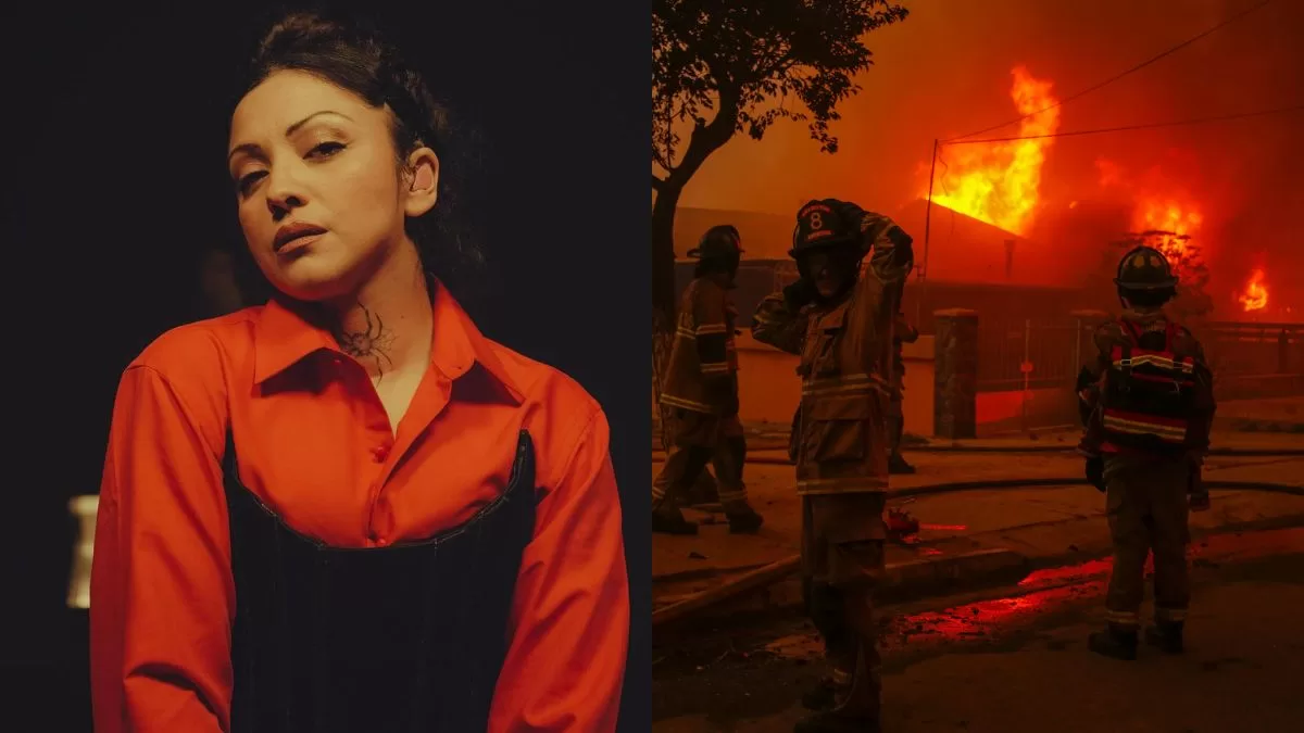 Mon Laferte empatizó con las personas afectadas por los incendios forestales en la Región de Valparaíso y envió emotivo mensaje