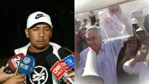 Uno de los 33 mineros llegó hasta la casa de Sebastián Piñera para despedirlo y esta fue su primera reacción