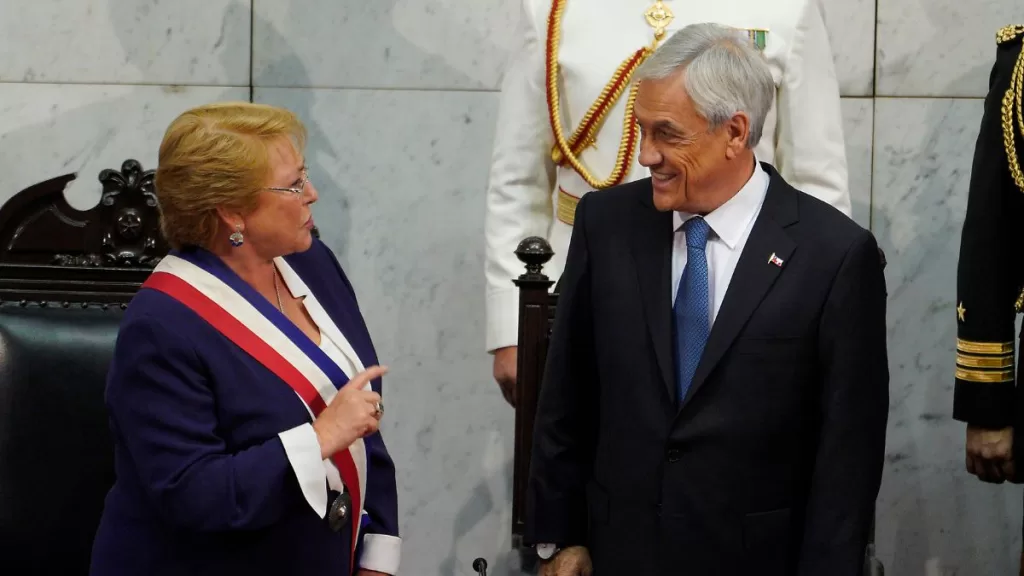 Sebastián Piñera Y Michelle Bachelet (1)