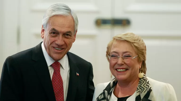 Sebastián Piñera Y Michelle Bachelet (2)