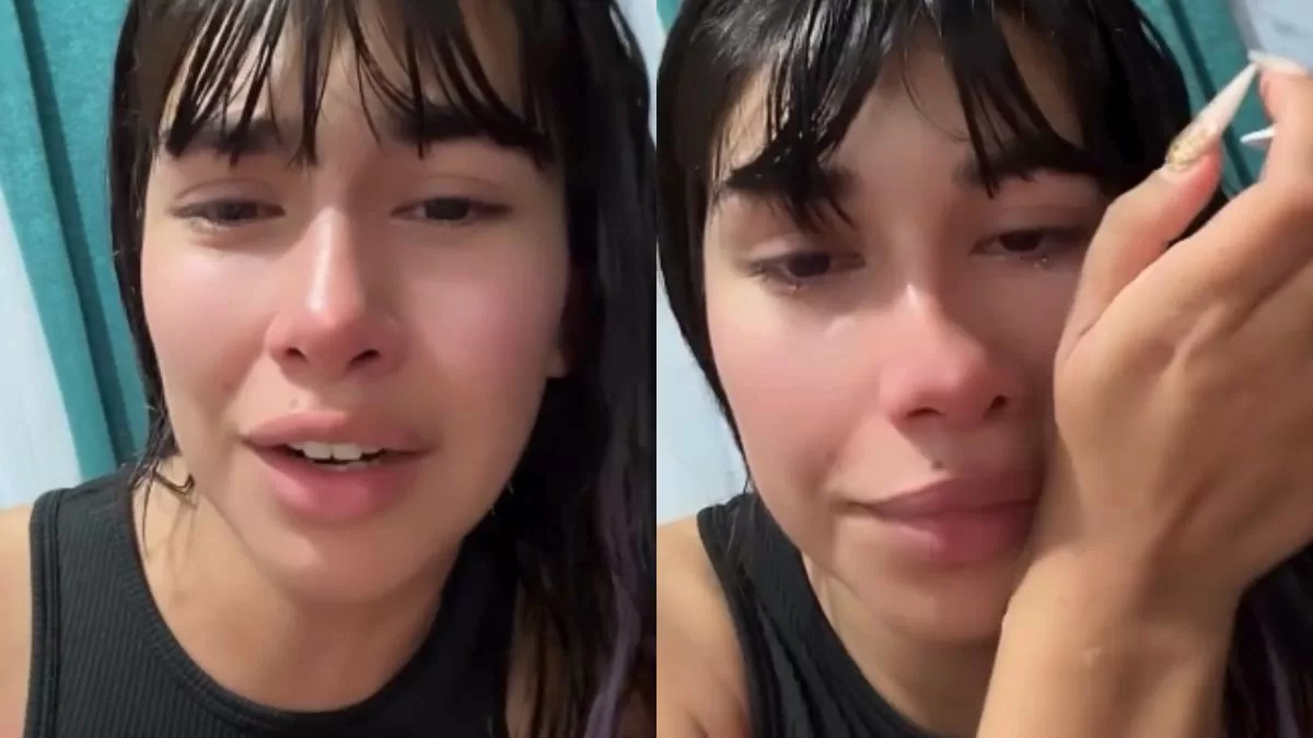 "Me afecta que sea tema": Eskarcita reaccionó entre lágrimas tras recibir críticas sobre su polémica con Rubén Gutiérrez