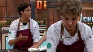 "No me eches la culpa...": El tenso momento entre Máximo Bolocco y Paulina Nin que se robó las miradas en Top Chef VIP