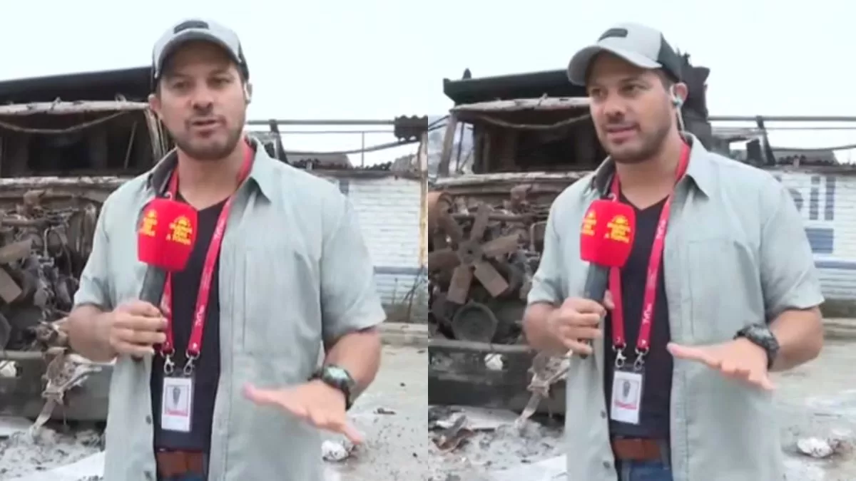 Así fue el emotivo momento protagonizado por Simón Oliveros y damnificada por incendios: la mujer lo cuidó cuando era niño