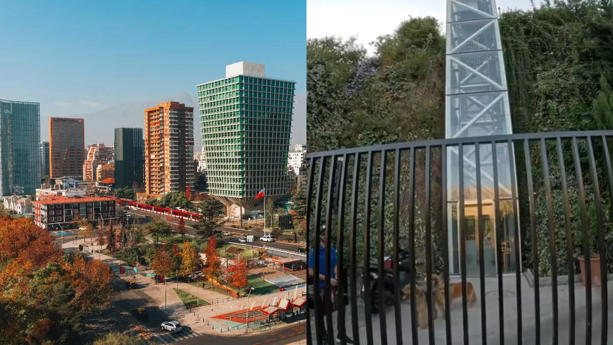 "Es otro nivel": Hombre sorprende al mostrar el excéntrico detalle que tiene la entrada de una casa en Las Condes