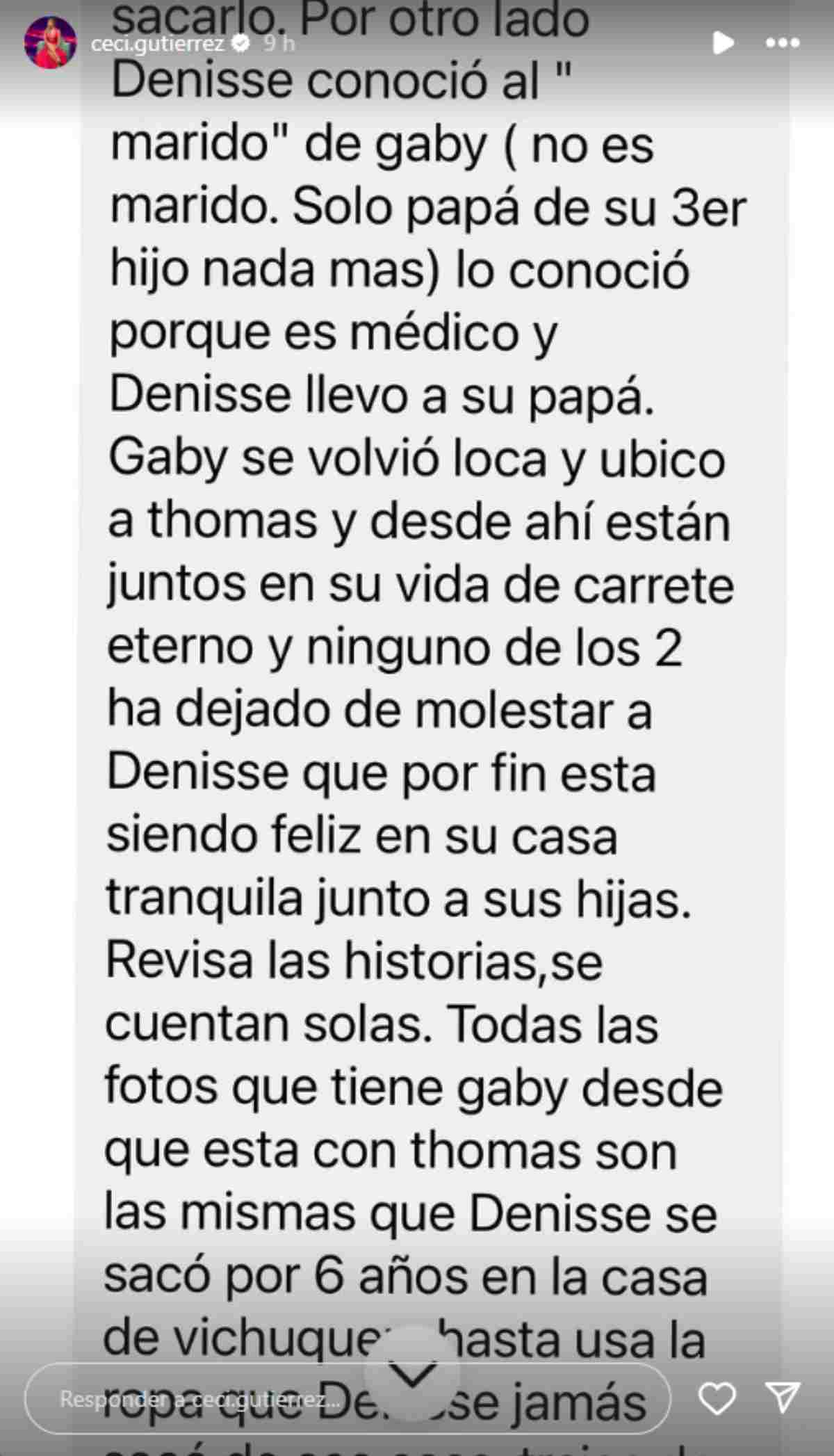 Denisse Malebra Esposo 