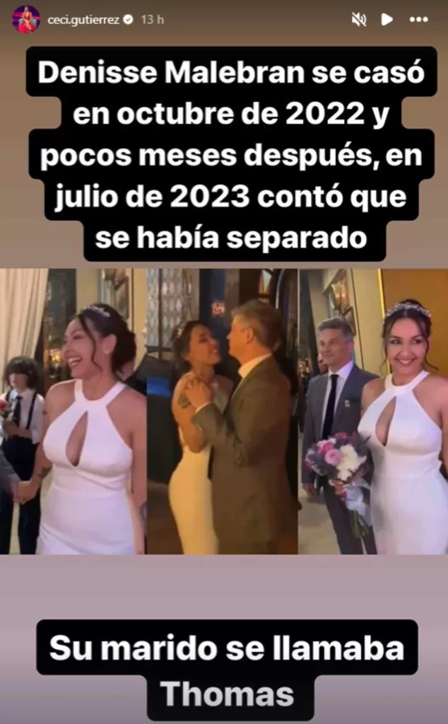 Denisse Malebra Esposo 