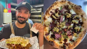 Se vino de Argentina siguiendo a su novia, trabajó como productor de cine y hoy tiene una de las pizzerías más exitosas de Santiago