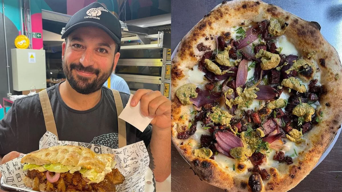 Se vino de Argentina siguiendo a su novia, trabajó como productor de cine y hoy tiene una de las pizzerías más exitosas de Santiago